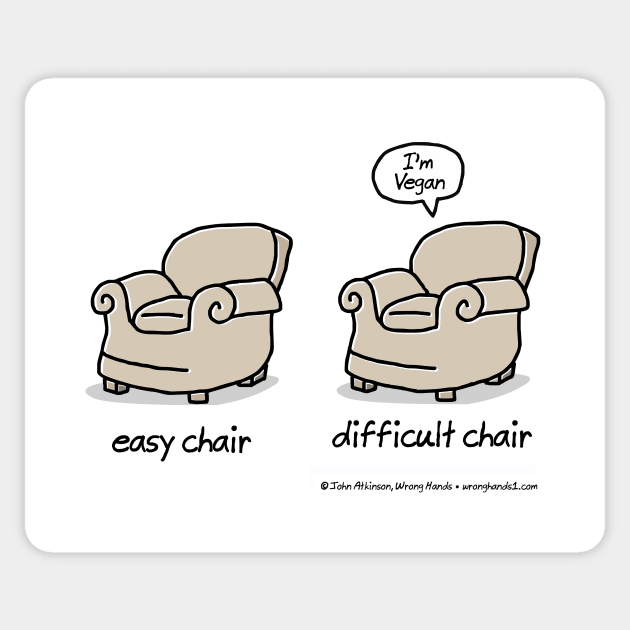 easy chair Sticker by WrongHands